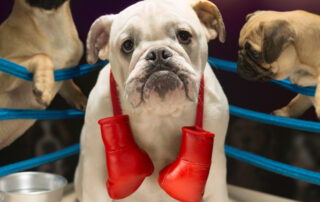 boxing dog